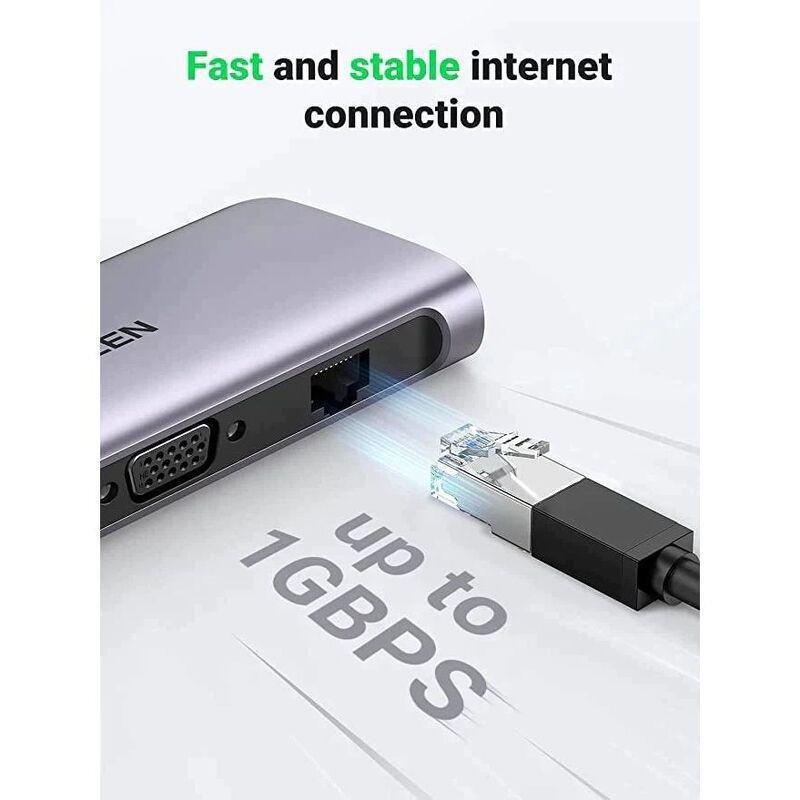 UGREEN 10-in-1 USB-C Hub Space With 4K HDMI - Grey, , large image number 4