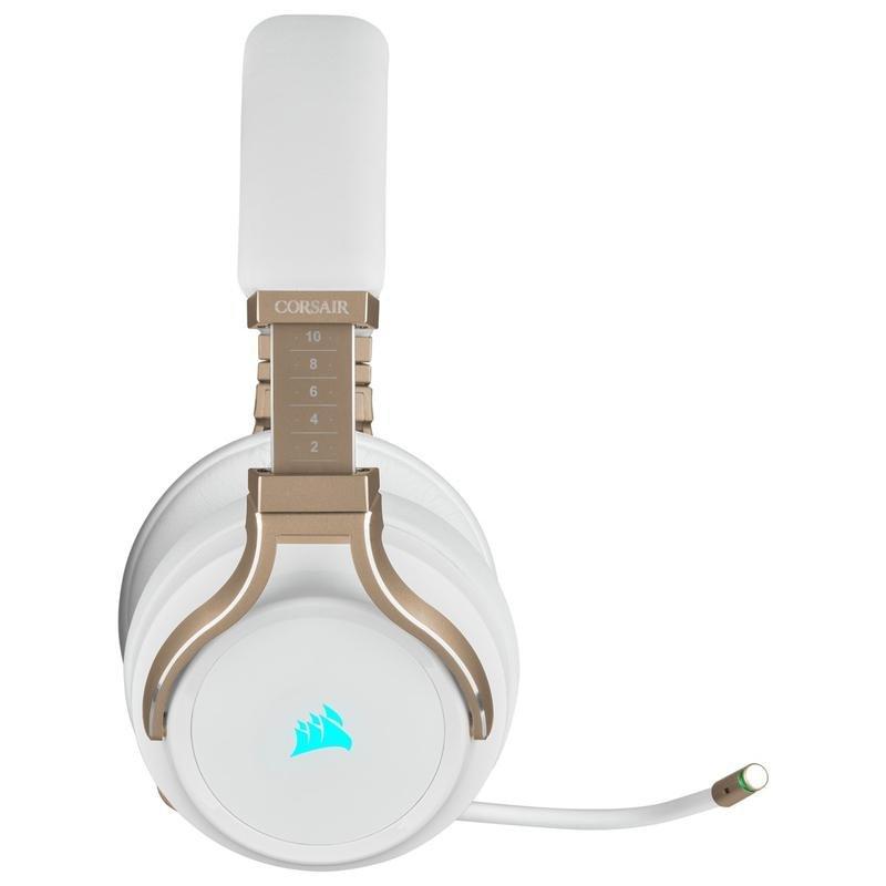 Corsair Virtuoso RGB Wireless High-Fidelity Gaming Headset - Pearl, , large image number 4