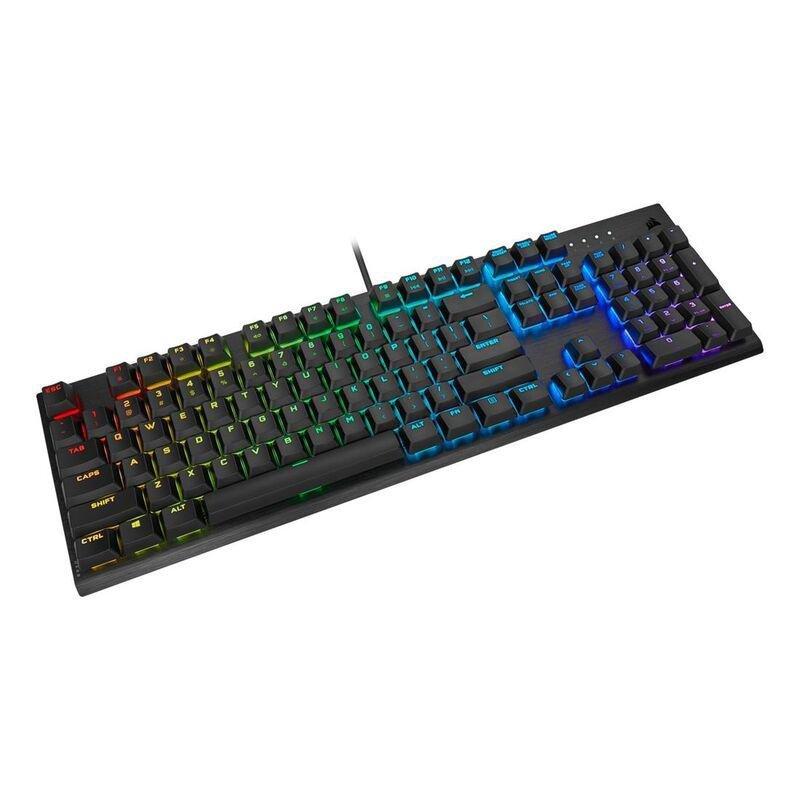 Corsair K60 RGB Pro Low Profile Mechanical Gaming Keyboard MX Low Profile Speed (US English), , large image number 1