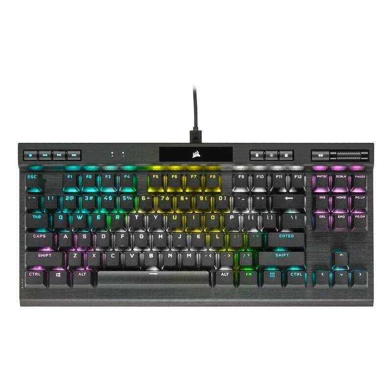 Corsair K70 RGB TKL CHAMPION SERIES Mechanical Gaming Keyboard - CHERRY MX SPEED, , large image number 0