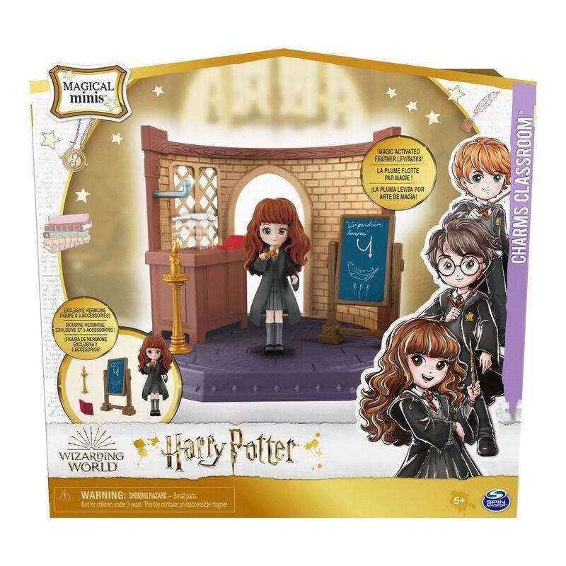 Spin Master Magical Minis Harry Potter Wizarding World Charms Classroom Set With Exclusive Hermione Granger Figure, , large image number 0