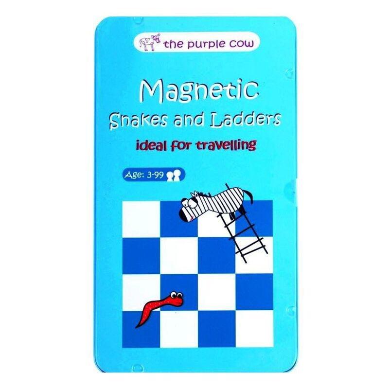 The Purple Cow To Go Snakes & Ladders Magnetic Travel Games, , large image number 0