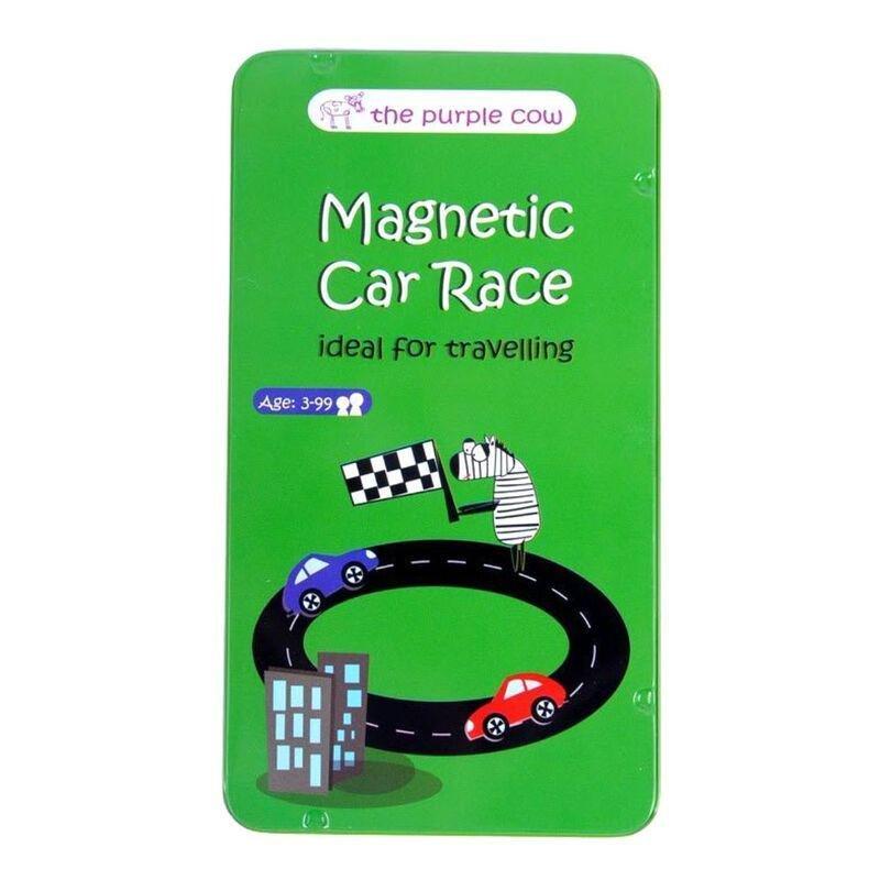 The Purple Cow To Go Car Race Magnetic Travel Games, , large image number 0