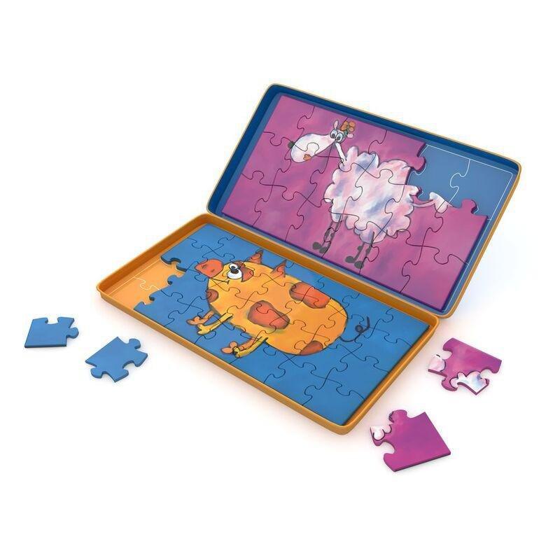 The Purple Cow To Go Farm Puzzles Magnetic Travel Games, , medium