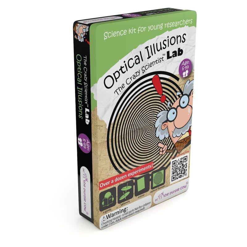 The Purple Cow The Crazy Scientist LAB Optical Illusions Science Lab Stem Kit, , large image number 0