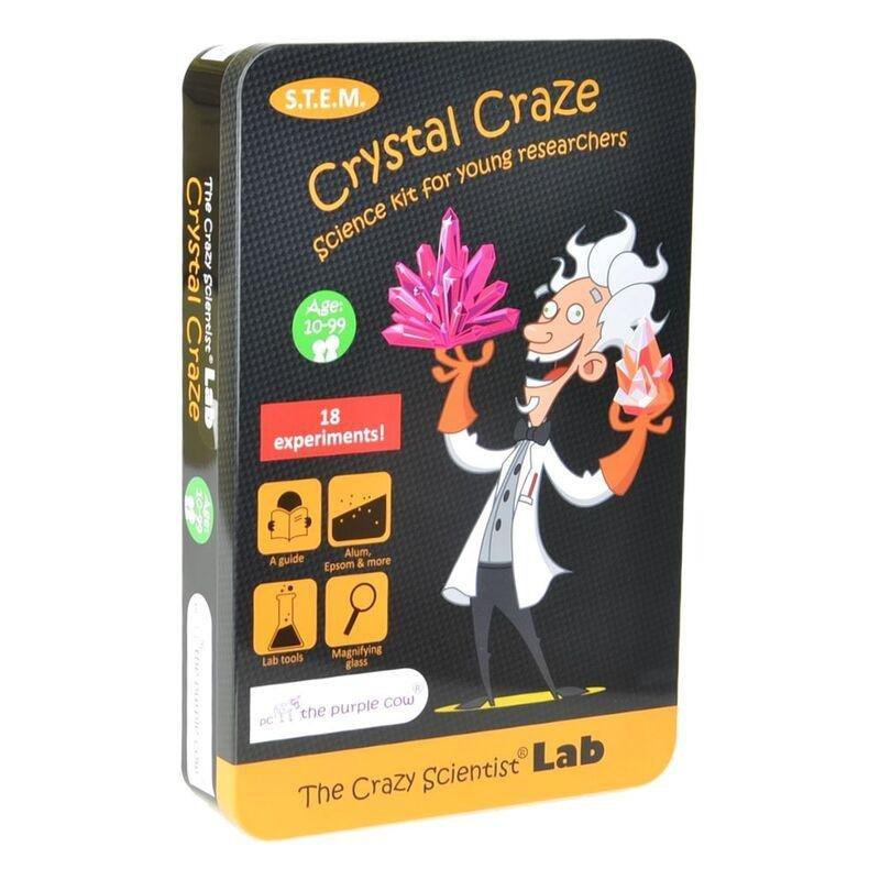 The Purple Cow The Crazy Scientist LAB Crystal Craze Science Lab Stem Kit, , large image number 0