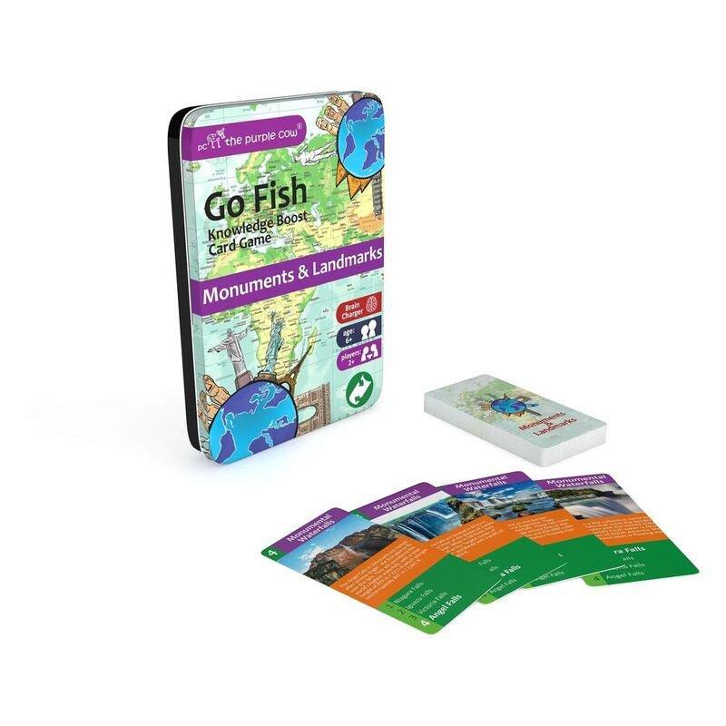 The Purple Cow Go Fish Monuments & Landmarks Card Game, , medium