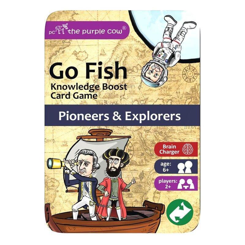 The Purple Cow Go Fish Pioneers and Explorers Card Game, , medium