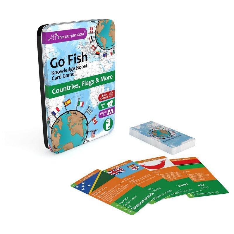 The Purple Cow Go Fish Countries, Flags & More Card Game, , large image number 1