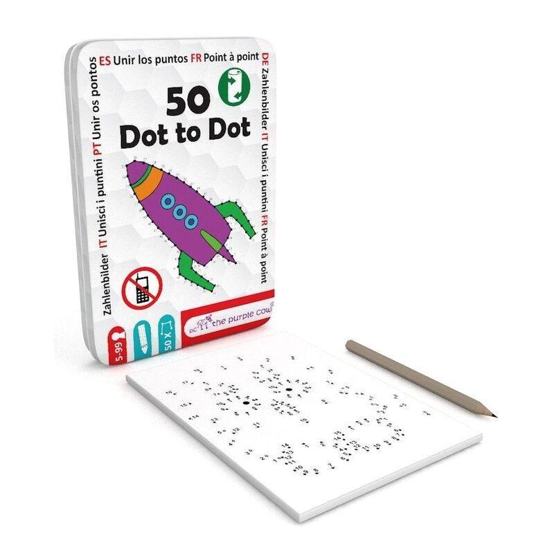 The Purple Cow Fifty Dot to Dot Card Game, , large image number 0