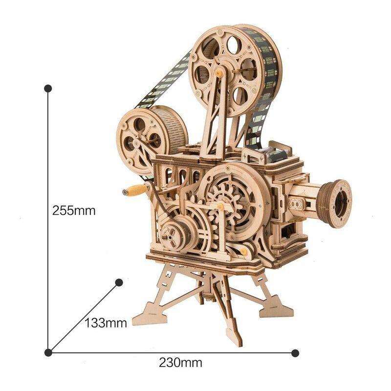 Robotime Rokr Vitascope Mechanical 3D Wooden Puzzle, , large image number 6