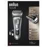 BRAUN - Braun Series 9 9350S Wet & Dry Shaver With Charging Stand Silver