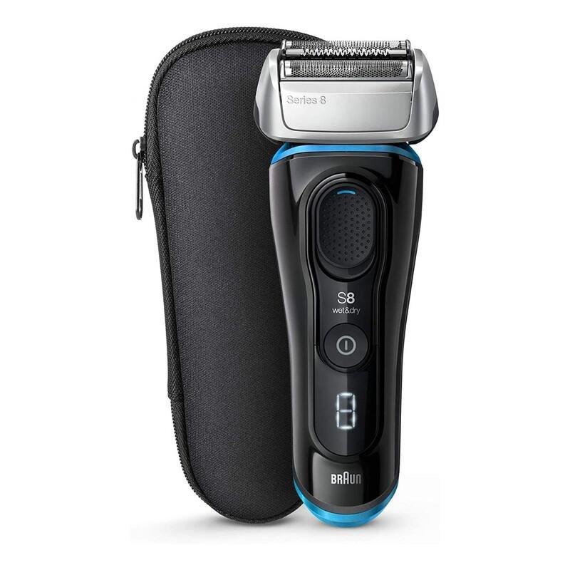 Braun Series 8 8325S Wet & Dry Shaver With Travel Case Black/Blue, , medium