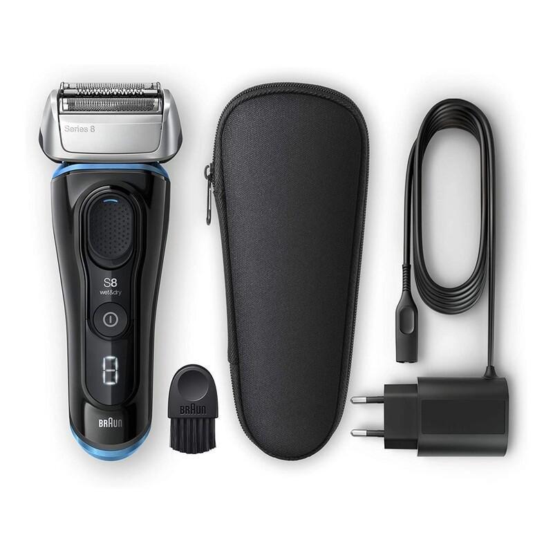 Braun Series 8 8325S Wet & Dry Shaver With Travel Case Black/Blue, , large image number 3
