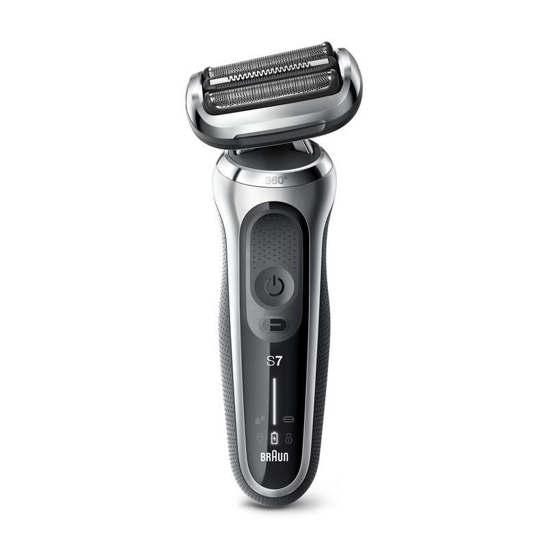 Braun Series 7 70-S1000S Wet & Dry Shaver With Travel Case Silver, , large image number 0