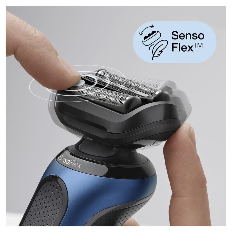 Braun Series 6 60-B1000S Wet & Dry Shaver With Travel Case Blue, , large image number 4