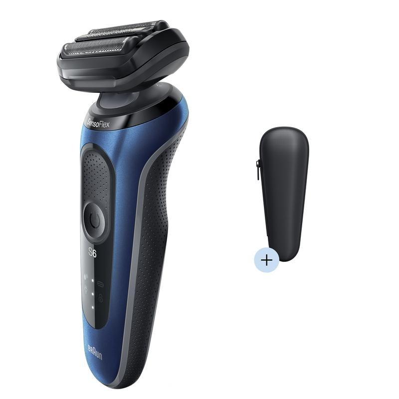 Braun Series 6 60-B1000S Wet & Dry Shaver With Travel Case Blue, , large image number 5