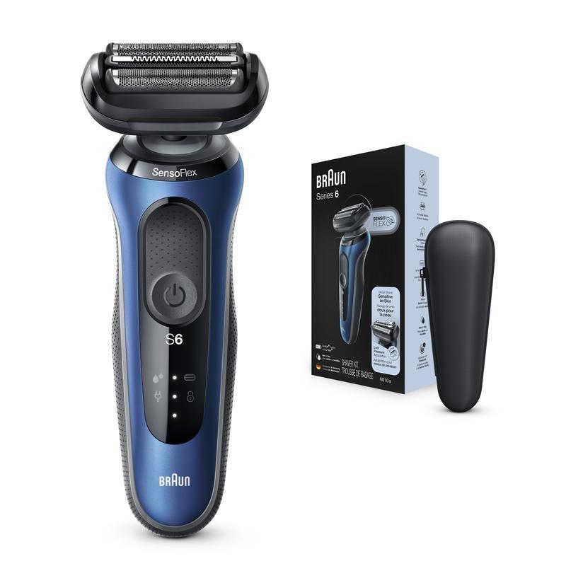 Braun Series 6 60-B1000S Wet & Dry Shaver With Travel Case Blue, , large image number 6