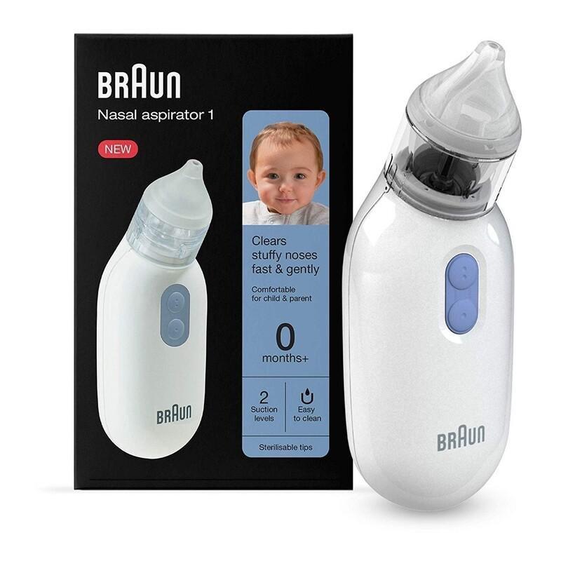 Braun BNA100EU Electric Nasal Aspirator White, , large image number 1