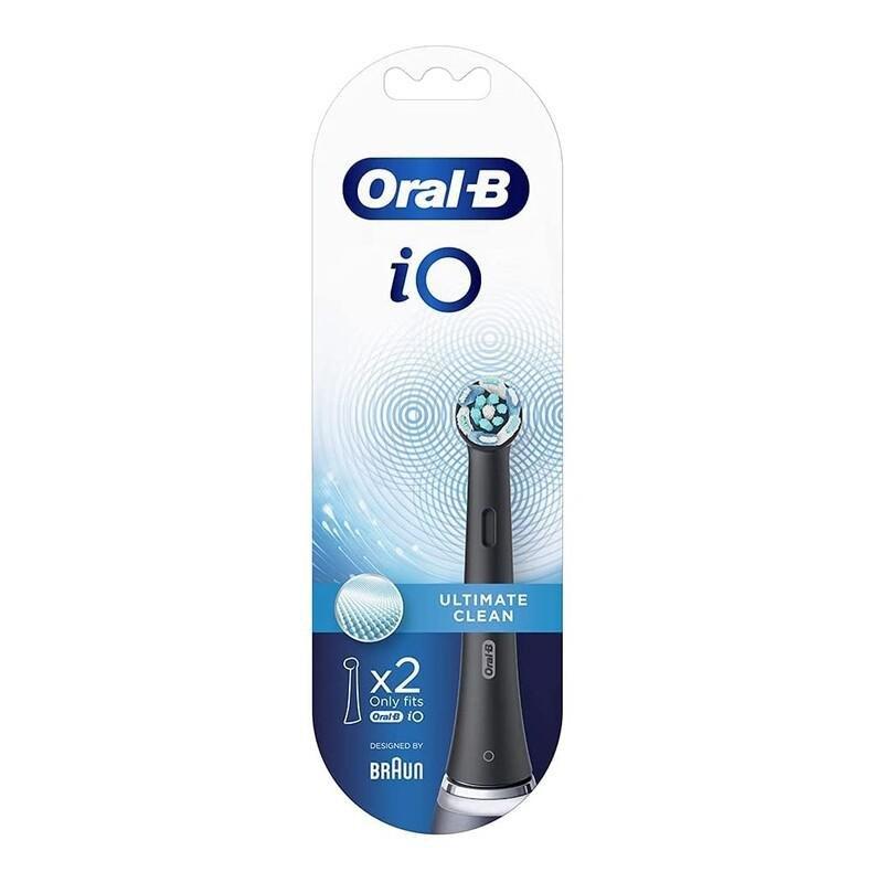 Oral-B Io Ultimate Clean Replacement Brush Heads Pack Of 2 Black, , large image number 2