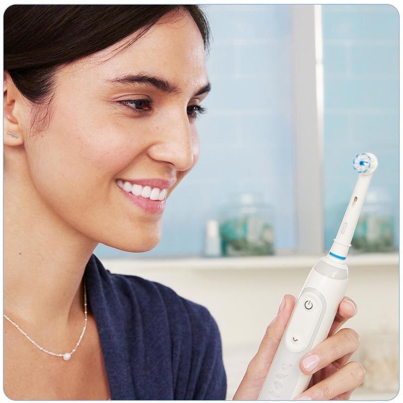 Oral-B Eb 60-2 Sensi Ultrathin Electric Replacement Toothbrush Heads Pack Of 2 White, , large image number 1