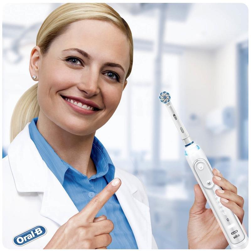Oral-B Eb 60-2 Sensi Ultrathin Electric Replacement Toothbrush Heads Pack Of 2 White, , large image number 6