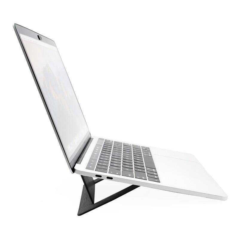 Puro Universal Foldable Adhesive Laptop Stand Black, , large image number 1