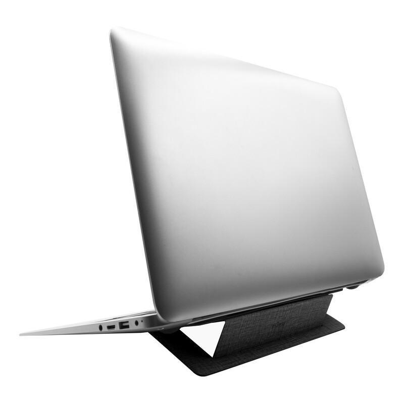 Puro Universal Foldable Adhesive Laptop Stand Black, , large image number 2