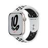 Apple Watch Nike Series 7 GPS 45mm Starlight Aluminium Case with Pure Platinum/Black Nike Sport Band