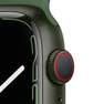 APPLE - Apple Watch Series 7 GPS + Cellular 41mm Green Aluminium Case with Clover Sport Band