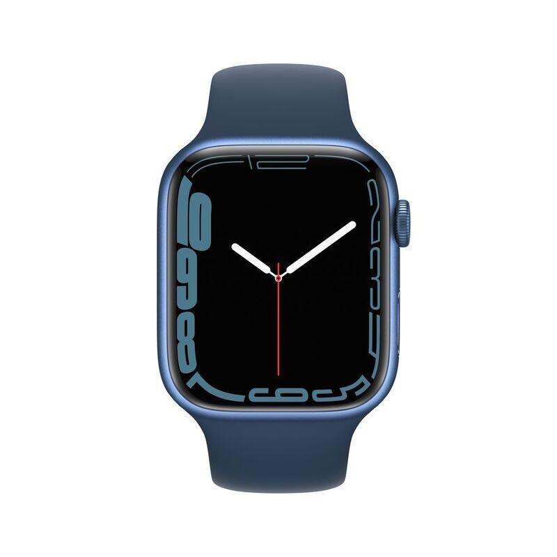 Apple Watch Series 7 GPS + Cellular 41mm Blue Aluminium Case with Abyss Blue Sport Band, , large image number 2