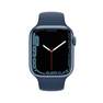 APPLE - Apple Watch Series 7 GPS 45mm Blue Aluminium Case with Abyss Blue Sport Band