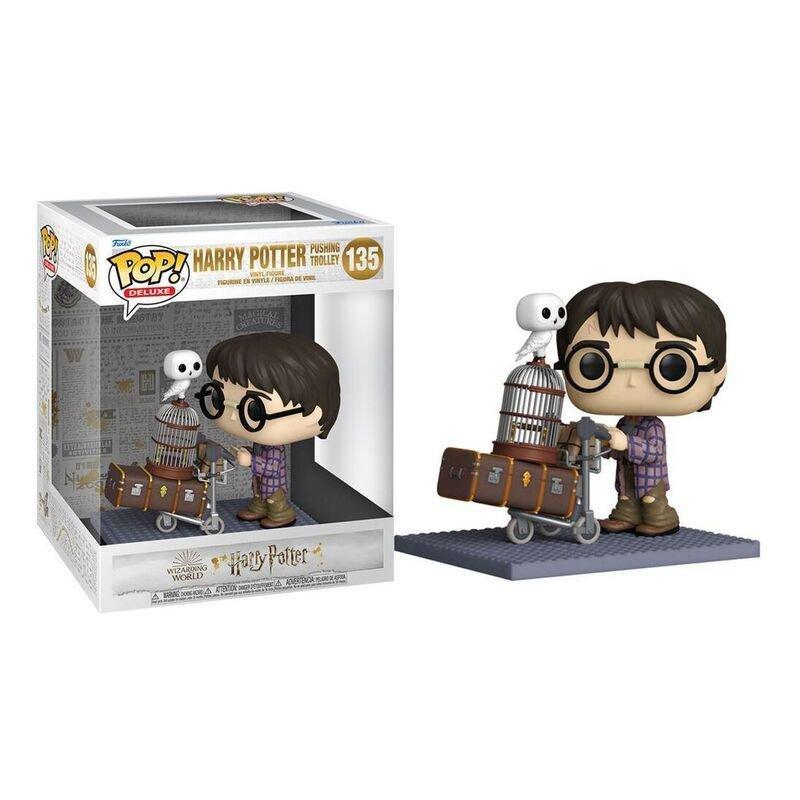 Funko Pop Deluxe Harry Potter Anniversary Harry Potter Pushing Trolley Vinyl Figure, , large image number 1