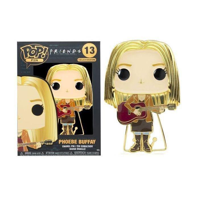 Funko Enamel Pin! Television Friends Phoebe Buffay With Guitar Enamel Pin 4-Inch, , large image number 1