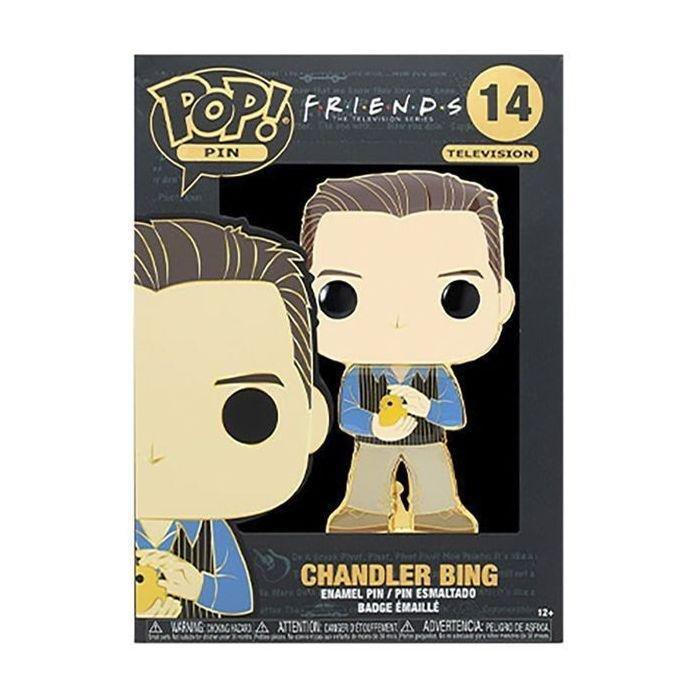 Funko Enamel Pin! Television Friends Chandler Bing With Duck Enamel Pin 4-Inch, , large image number 1