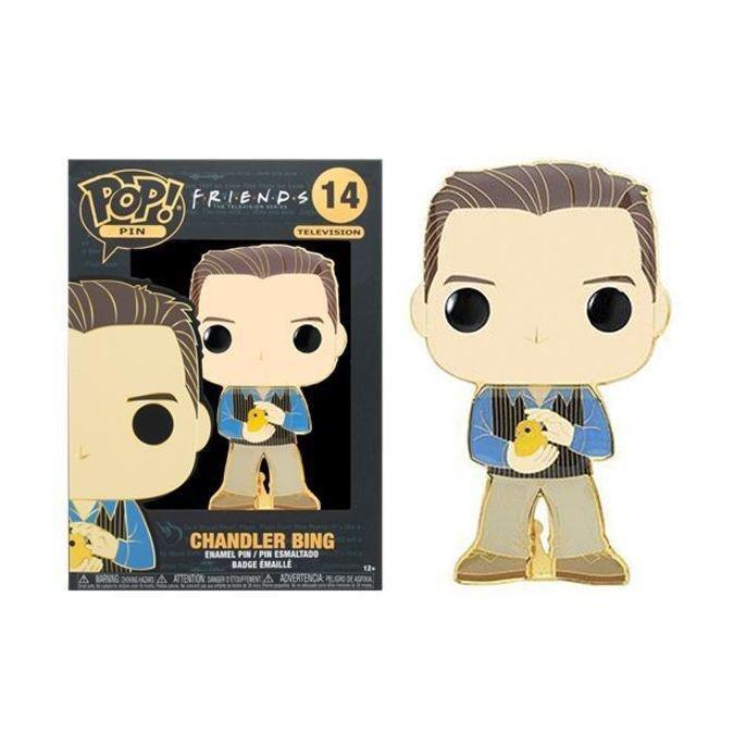Funko Enamel Pin! Television Friends Chandler Bing With Duck Enamel Pin 4-Inch, , large image number 2