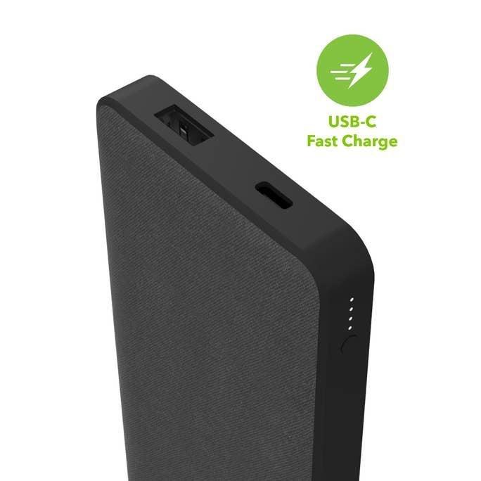 Mophie Powerstation Power Bank 10000mAh With PD Fabric Black, , large image number 1