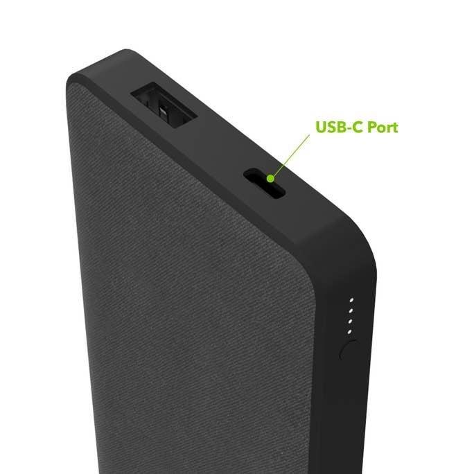 Mophie Powerstation Power Bank 10000mAh With PD Fabric Black, , large image number 2