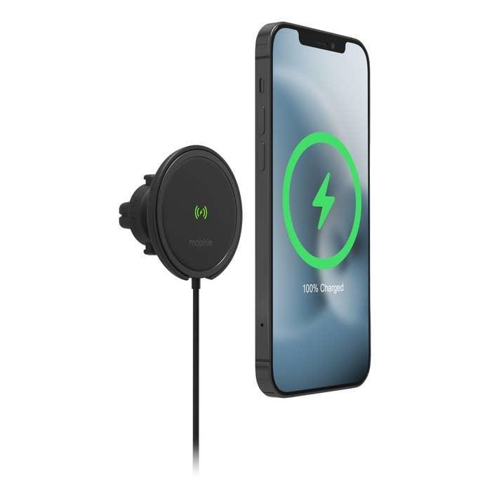 Mophie Snap+ Wireless Charging Car Vent Mount Black, , large image number 2