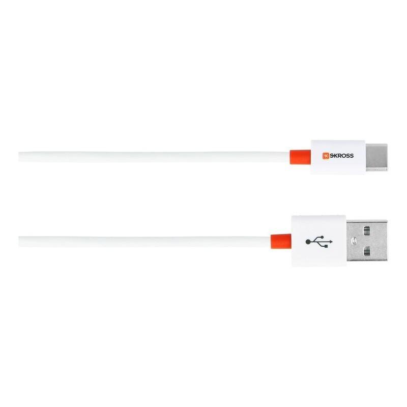 Skross Charge N Sync USB Type-C To USB-A Charging Cable 2m White, , large image number 1