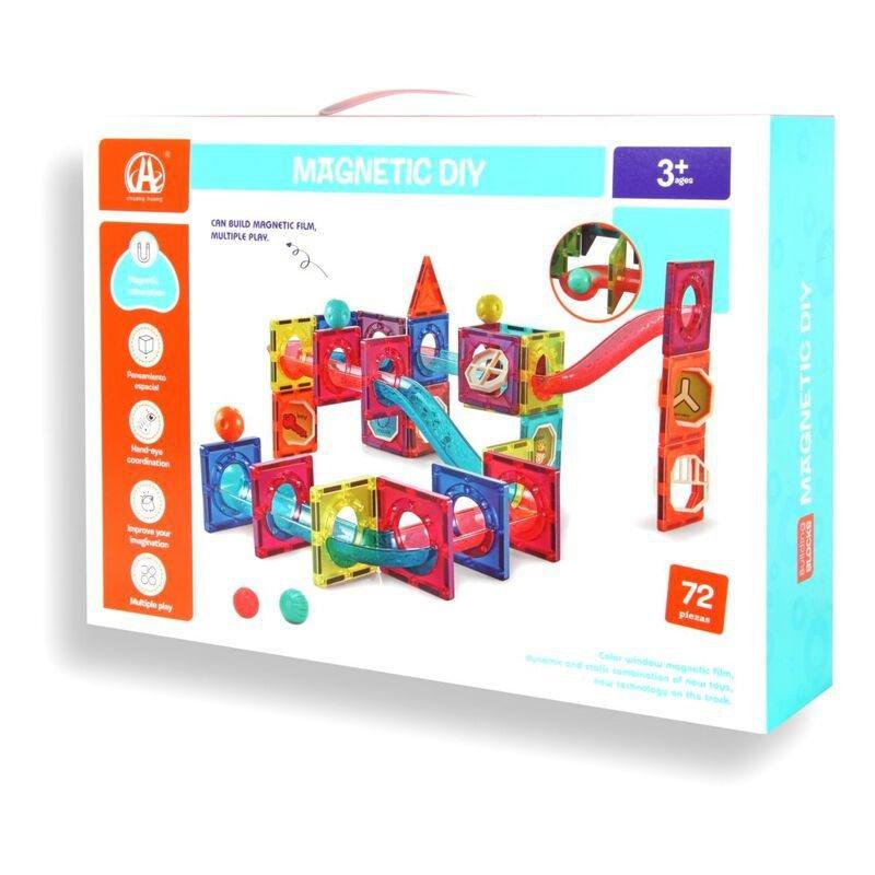 Toys Station Magnetic Blocks Diy Set (72 Pieces), , medium