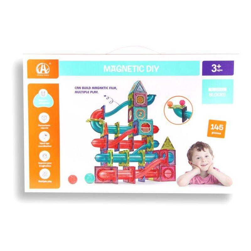 Toys Station Magnetic Blocks Diy Set (145 Pieces), , medium