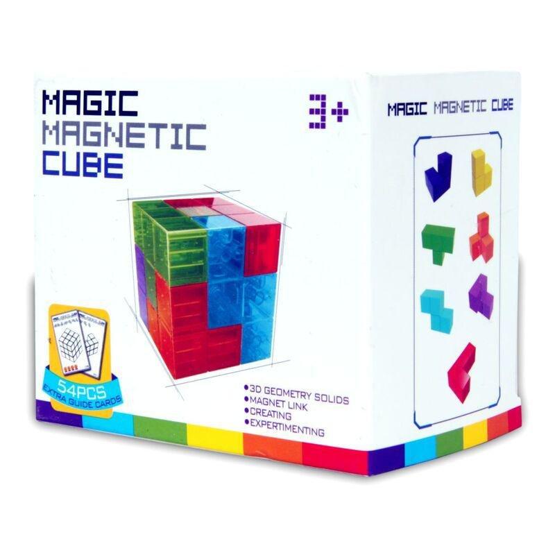 Toys Station Magnetic Magic Cube Set (54 Pieces), , medium