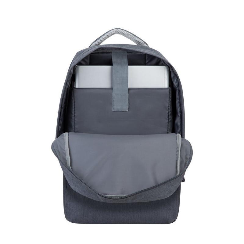 RIVACASE - Rivacase 7562 Dark Grey Anti-Theft Laptop Backpack 15.6-Inch