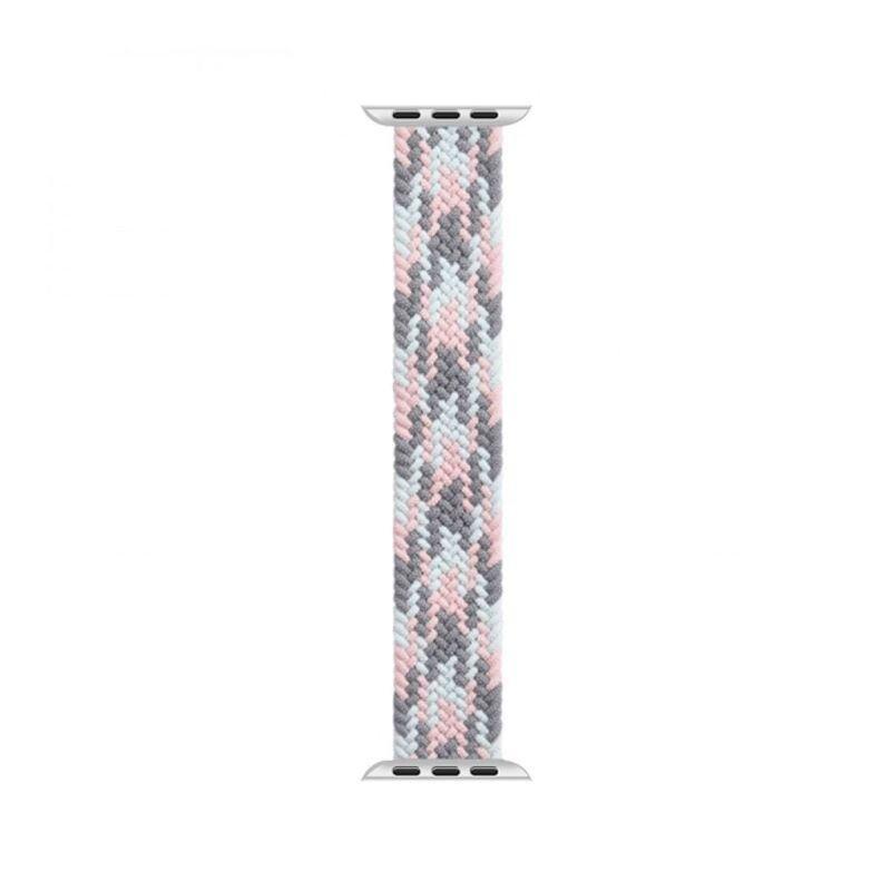 Hyphen Oxnard Braided Solo Loop Grey/Pink 42-44mm Large, , large image number 0