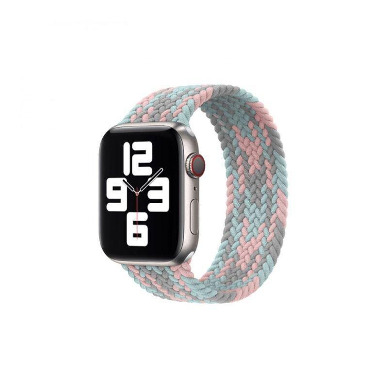 Hyphen Oxnard Braided Solo Loop Grey/Pink 42-44mm Large, , large image number 1