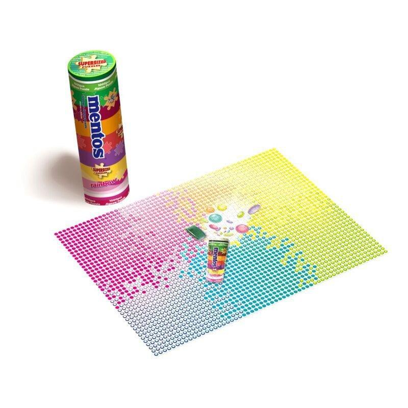 Ywow Games Supersized Mentos Rainbow Jigsaw Puzzles (100 Pieces), , medium