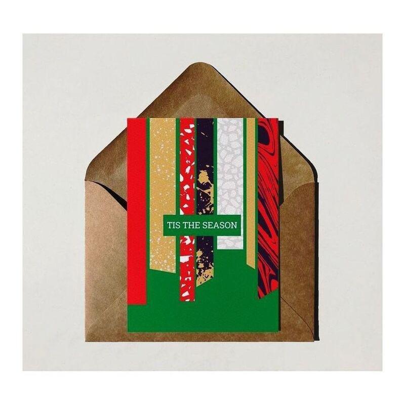 Bumble & Mouse Ribbon Season Greeting Card (14.8 x 21cm), , medium