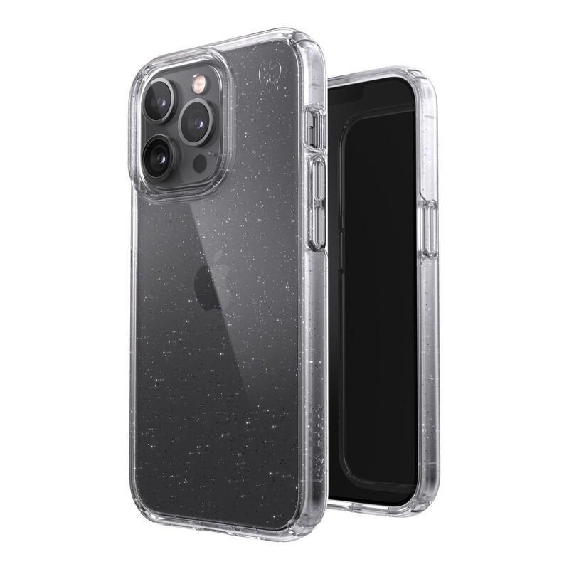 Speck Presidio Perfect Clear Glitter Case for iPhone 13 Pro Clear/Platinum Glitter, , large image number 2