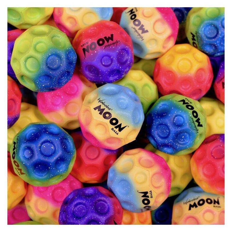 Waboba Moon Ball Rainbow Hyper Bouncing Balls 327D99-A (Assorted Colors - Includes 1), , large image number 2